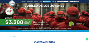 diseño de pagina web travel viajes group