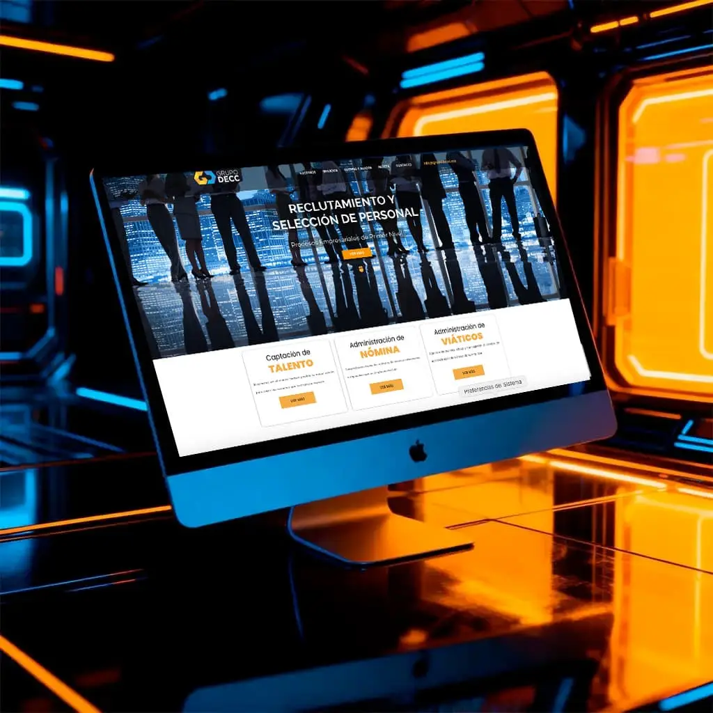 diseño web grupo decc